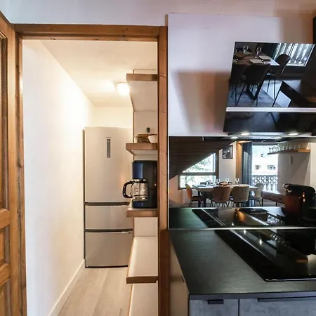 아파트 Superb Apt Chalet Style At The Foot Of The Slopes *
