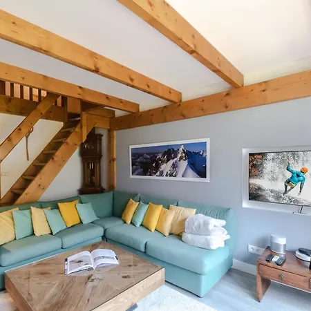 아파트 Superb Apt Chalet Style At The Foot Of The Slopes 샤모니