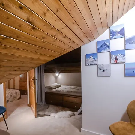 아파트 Superb Apt Chalet Style At The Foot Of The Slopes 샤모니